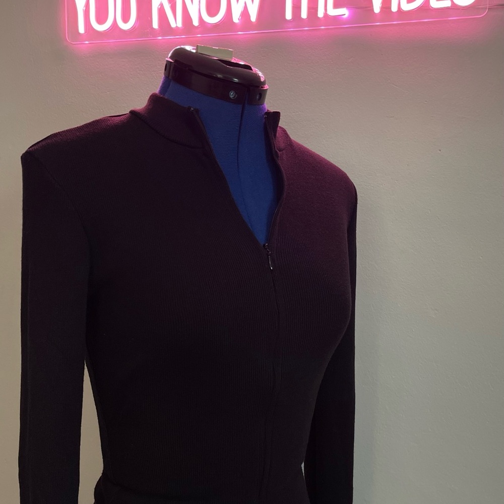 Fashion Nova Long Sleeve Zip Up Bodysuit